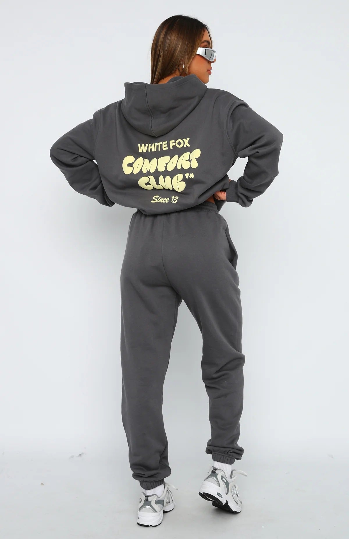 Suit Fashion Sports Long Sleeve Pullover Hoodie Two-Piece Set
