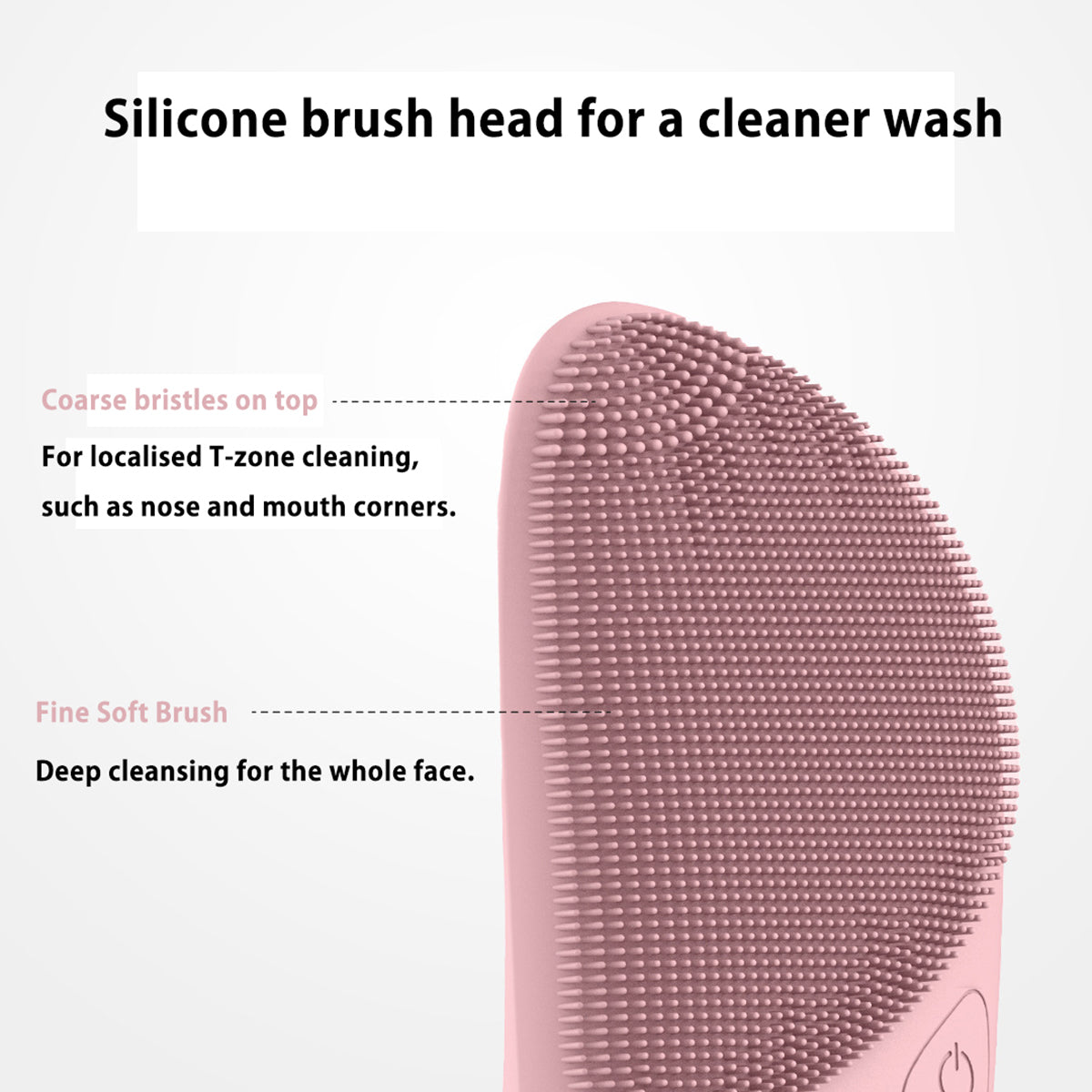 Electric facial cleanser Facial massager USB rechargeable Eye Beauty Home Beauty Silicone Face Wash