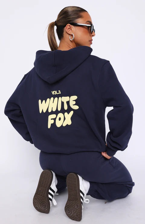 Sweater Suit Fashion Sports Long Sleeve Pullover Hooded Sweater Two-Piece Set