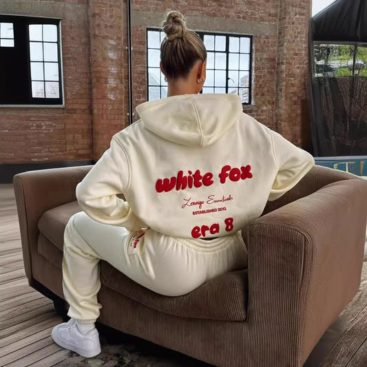 Two Sets of Puff Print Spring, Autumn and Winter New Sweatshirt Suit Long Sleeve Pullover Trousers