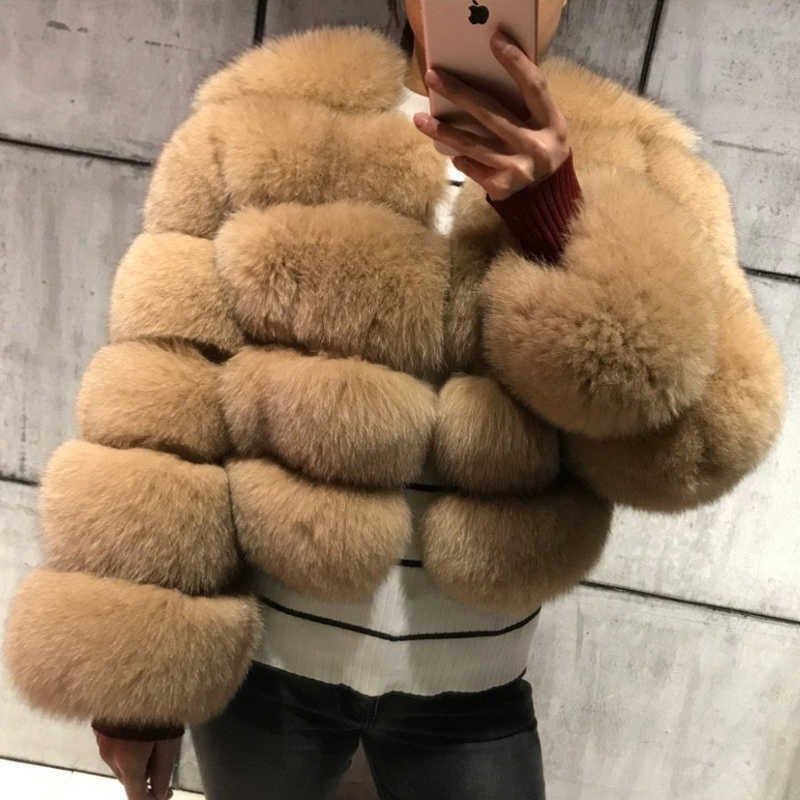 Women faux fur coat, winter long night hat crew neck outwear plush warm winter coat